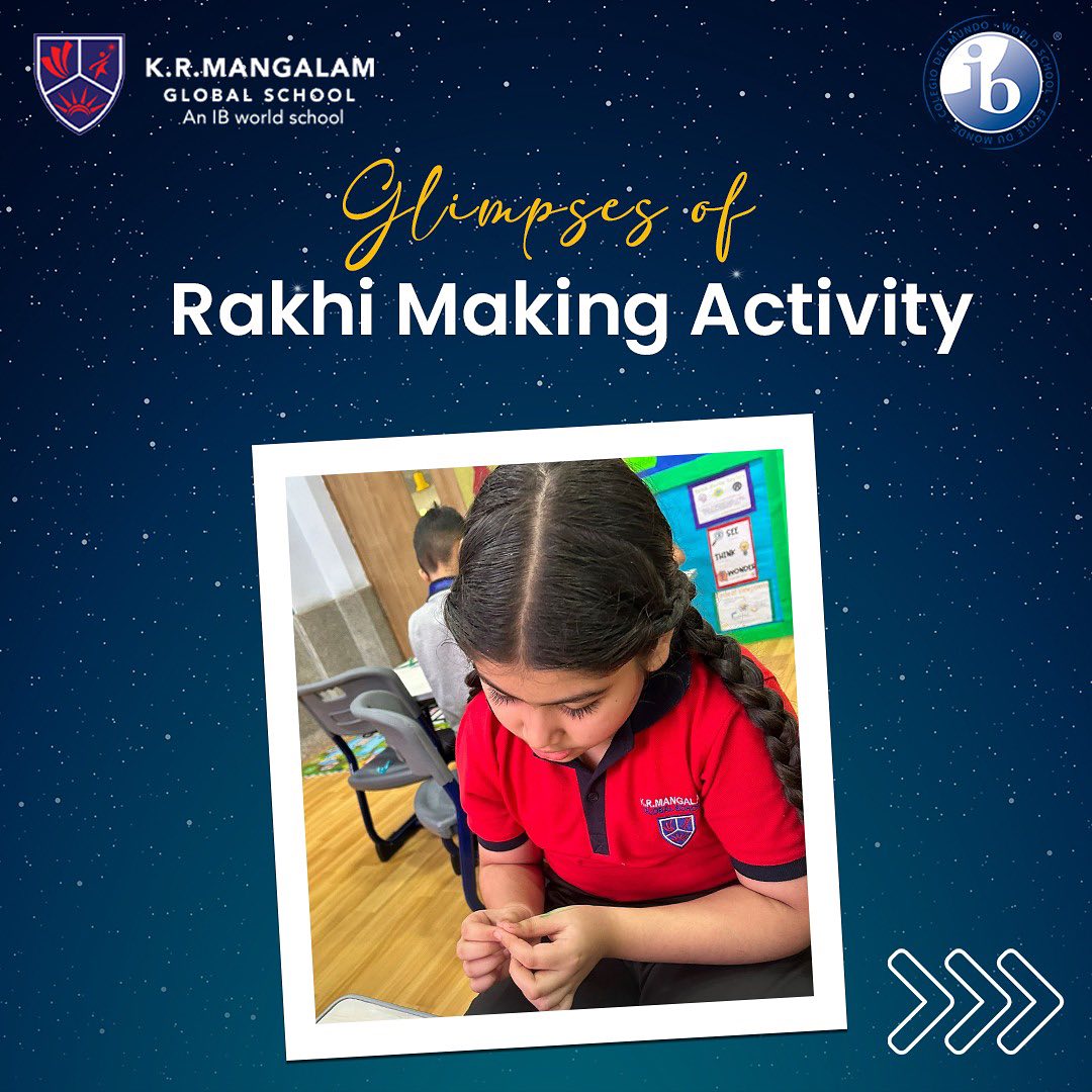Glimpses of the Rakhi-Making activity